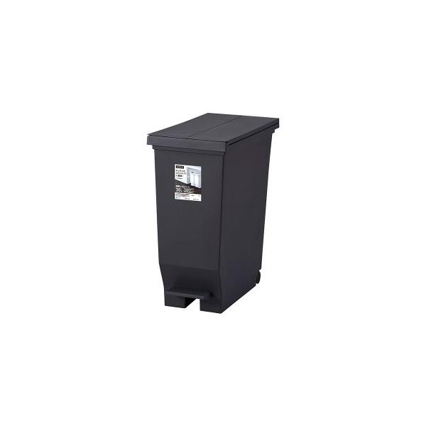 他サイト： アスベル エバン 両開き ペダル ごみ箱 30L ブラック 630309の商品画像