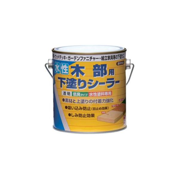 他サイト： ニッぺ 4976124400575 水性木部用下塗りシーラー 0.7L 透明 HR2201-0.7の商品画像