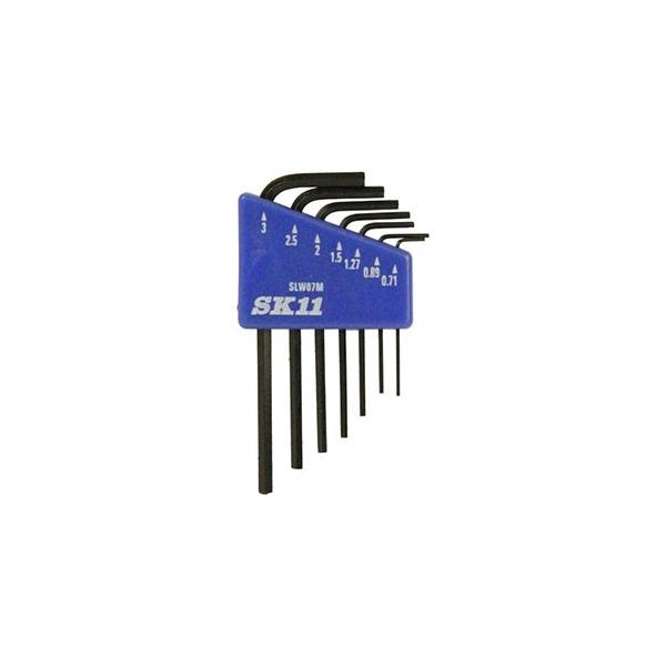 他サイト： 【メール便選択可】SK11 SLW07M マイクロ六角棒レンチセットの商品画像