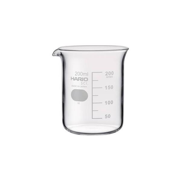 他サイト： ハリオサイエンス B-200-SCI ビーカー 目安目盛付 200mlの商品画像