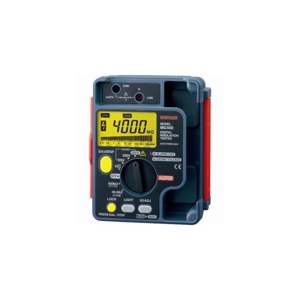 三和電気計器 三和電気計器 デジタル絶縁抵抗計 MG500 500V/250V 三和電気計器 三和電気計器 デジタル絶縁抵抗計 MG500 500V/250V
