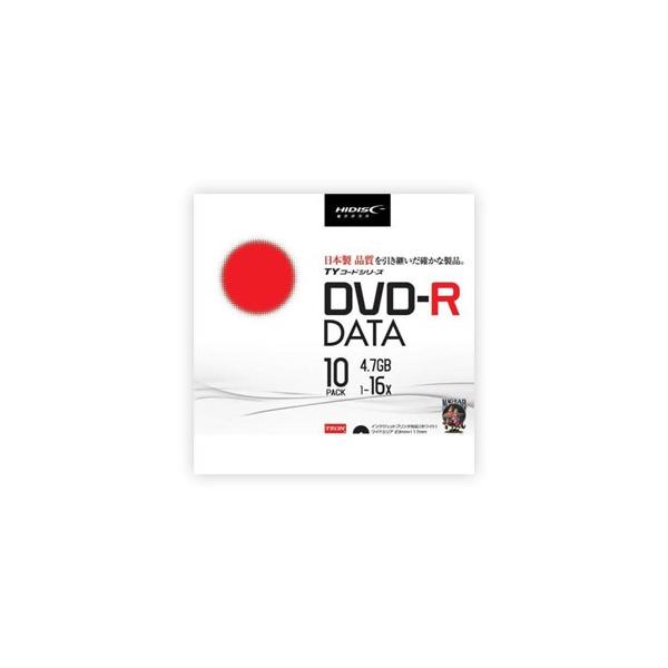 �n�C�f�B�X�N TYDR47JNP10SC �f�[�^�pDVD-R 4.7GB 10�� 16�{�� ���C������