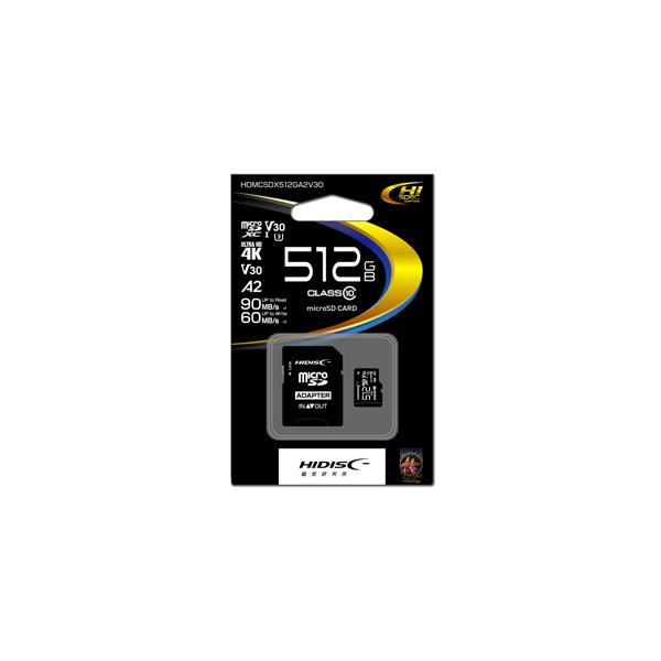y[֑IznCfBXN HDMCSDX512GA2V30 }CNSDXC 512GB A2 UHS-I U3 V30 CLASS10 4KΉ A_v^[t