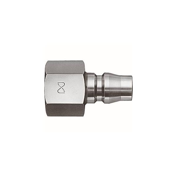 日東工器 20PF ハイカプラ 鋼鉄製 おねじ取付用プラグ 相手側R1/4 耐圧力2.0Mpa
