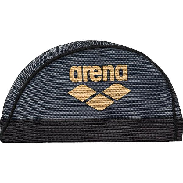 【送料無料】アリーナ メッシュキャップ ブラック×ゴールド arena AS5SSC41U BKGD