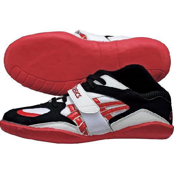 アシックス ツナヒキ109 ホワイト×レッド・ゴールド asics TOR109 0123