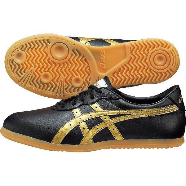 ASICS アシックス ウーシュー WU ブラック×ゴールド asics