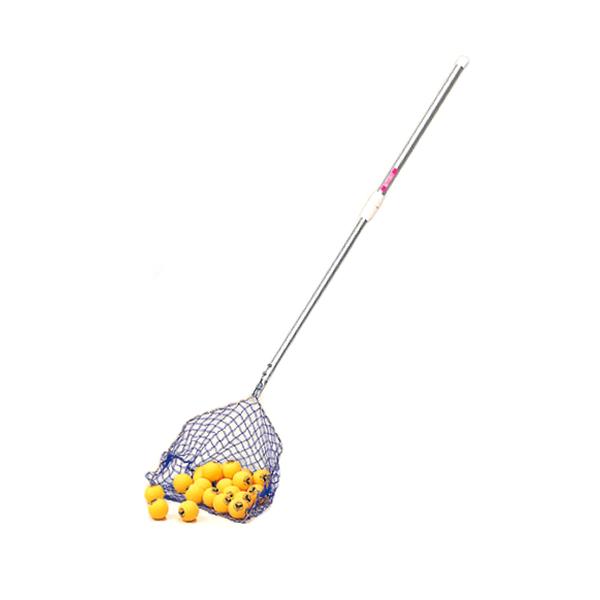 ボール広いが楽に行えます。柄の部分の長さ調整可能です。[商品詳細]●網口サイズ： 16 × 28CM●柄サイズ： 48 〜 85CM●重量： 220G●・お客様組み立て商品●※ボールは別売りです。[納期について]出荷までに３〜５営業日（土・...