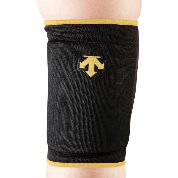 他サイト： 【送料２９０円】デサント ニーパッド ブラック×ゴールド DESCENTE DVB8601C BGDの商品画像