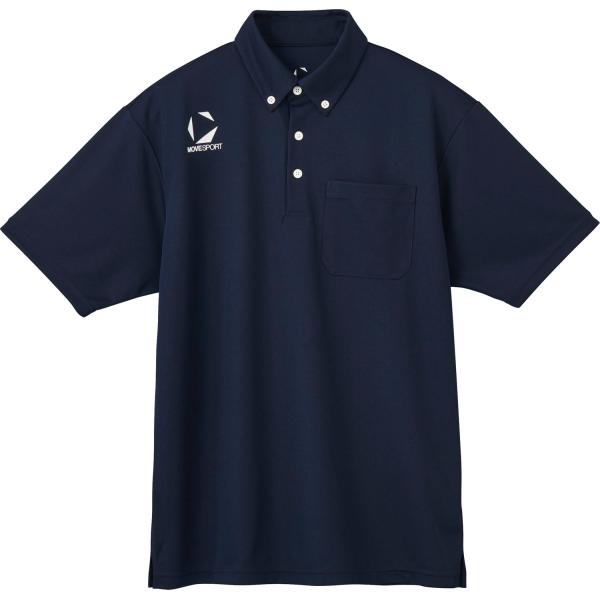 【送料２９０円】デサント ボタンダウンポロシャツ ネイビー DESCENTE ST5SHST1M NV00
