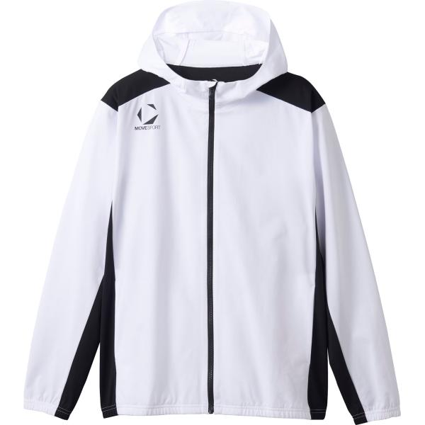 【送料無料】デサント トレーニングジャケット ホワイト×ブラック DESCENTE ST5SJGT1M WHBK