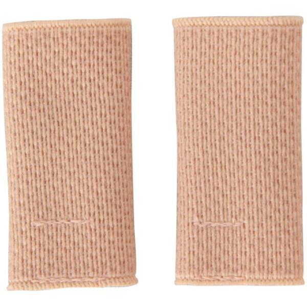 筒状で指の第２関節を保護。[商品詳細]●素材：ポリエステル、ポリウレタンン、ナイロン●個装サイズ： 95 × 135 × 10 ｍｍ●サイズ：Ｓ、Ｍ、Ｌ●Ｓサイズ： 1.6 〜 1.8 ｃｍ●Ｍサイズ： 1.9 〜 2.1 ｃｍ●Ｌサイズ：...