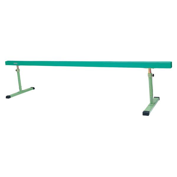 脚部５段調節式平均台。[商品詳細]●サイズ：長さ４００ｃｍ×高さ８０〜１００ｃｍ×バー幅１０ｃｍ●自重：約４０ｋｇ●材質：木、脚部／スチール●脚部５段調節式●日本製[その他]各種伝票（見積書・納品書・請求書・領収書）は、オプションにてご指示...