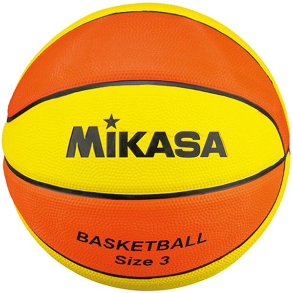 他サイト： ミカサ バスケットボール 3号 イエロー×オレンジ MIKASA B3JMRYOの商品画像