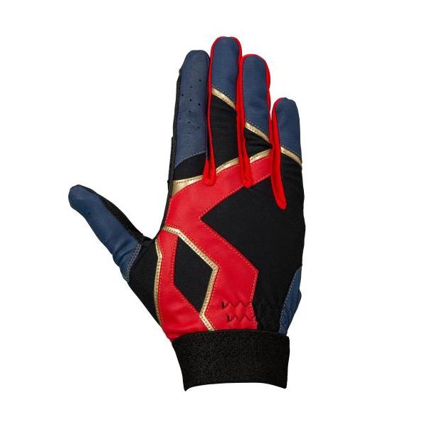 送料290円】ミズノ 守備手袋右手用 ネイビー×レッド×ゴールド(掌部カラー/ブラック) Mizuno 1EJED271 14 :Mizuno-1EJED271-14-noLot:あきちゃん堂 通販 ミズノ MIZUNO 守備手袋ユニセックス 野球 男女兼用 単独水洗い可能 掌部メッシュ素材 22SS 1EJED270012202rn
