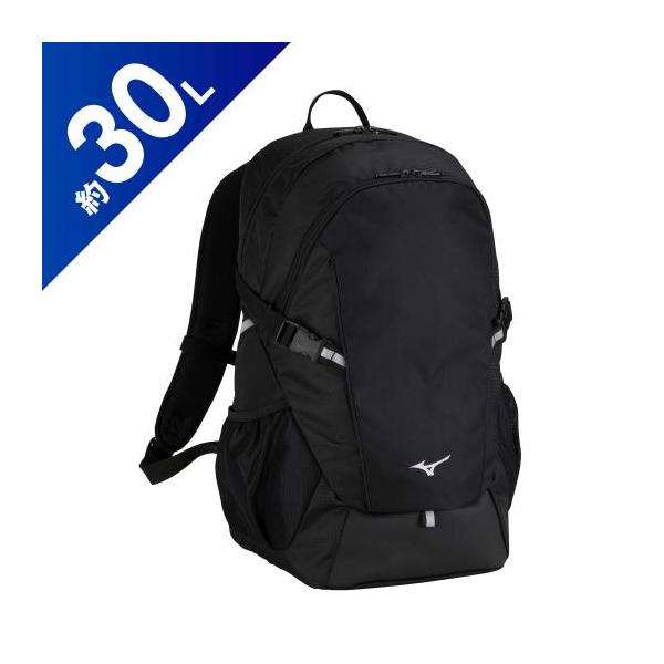 MIZUNO ミズノ PCポケット付きチームバックパック(30L) ブラック