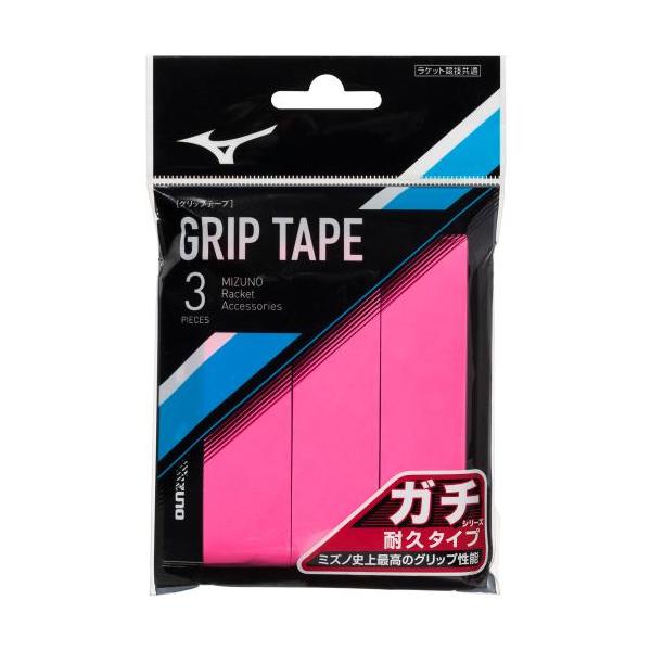 他サイト： 【送料２９０円】ミズノ ガチグリップ(耐久タイプ／3本入り／ラケットスポーツ) ピンク Mizuno 63JYA30564の商品画像