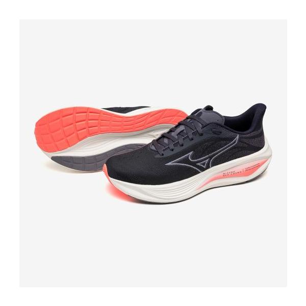 ミズノ ミズノネオコスモ(ランニング) ダークネイビー×ライトパープル×ピンク Mizuno J1GD251021