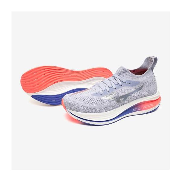ミズノ MIZUNO NEO ZEN(ランニング) パープル×シルバー×ピンク Mizuno J1GD258671