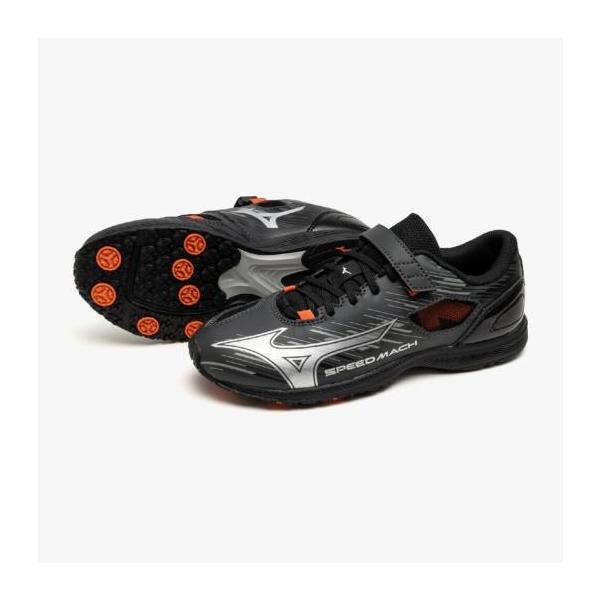 【送料無料】ミズノ スピードマッハ3 ブラック×シルバー×オレンジ Mizuno K1GC255201