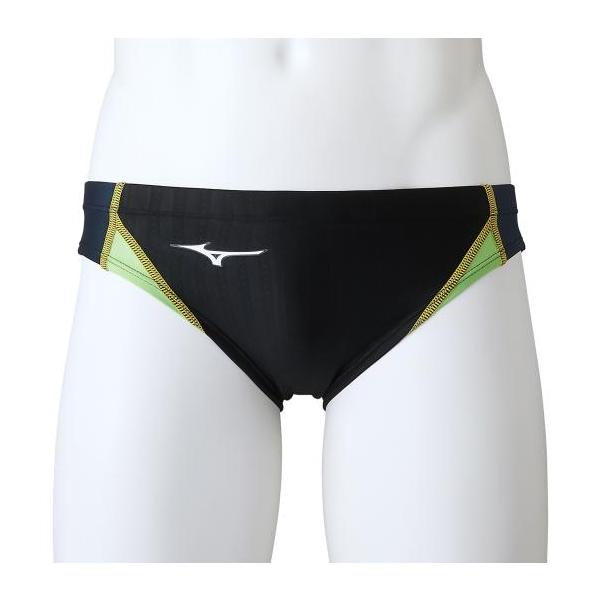 Mizuno ミズノ メンズ 競泳水着 競パン【M】 MIZUNO ミズノ 競泳用Vパンツ（メンズ） ブラック×チャコール