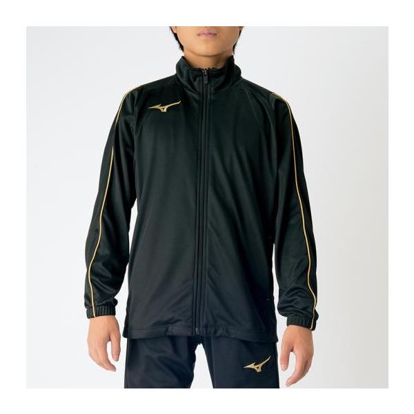 Mizuno ウォームアップウェア 黒/白 MIZUNO ミズノ ウォームアップジャケット 男女兼用 32MC0110