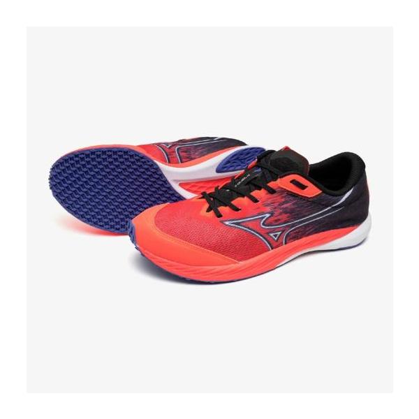 ミズノ ウエーブデュエル4(陸上競技) ピンク×ホワイト×ブラック Mizuno U1GD255011