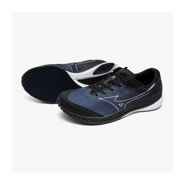 【送料無料】ミズノ ウエーブデュエル4(陸上競技) ネイビー×ホワイト×ブラック Mizuno U1GD255012
