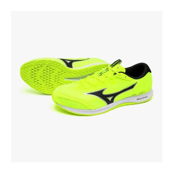 ミズノ デュエルソニック4 ワイド(陸上競技) イエロー×ブラック Mizuno U1GD257104