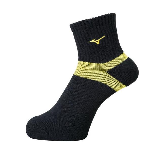 足首サポート機能付き。チームカラーで揃えられるショートソックス。[商品詳細]●価格：￥1,296(本体価格￥1,200)●品番：V2MX8002●サイズ：21〜23cm、23〜25cm●色展開：70/ホワイト×ブラック　　　　　　72/ホワ...