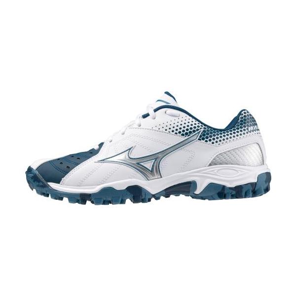 【送料無料】ミズノ ウエーブガイア3(ハンドボール)（ユニセックス） ホワイト×ブルー×シルバー Mizuno X1GD185021