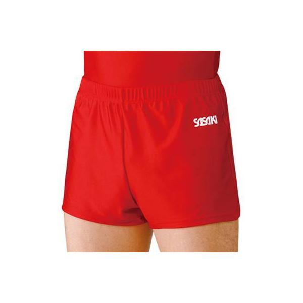 【送料２９０円】ササキ ジム短パン ファイヤーレッド SASAKI 590 FIR