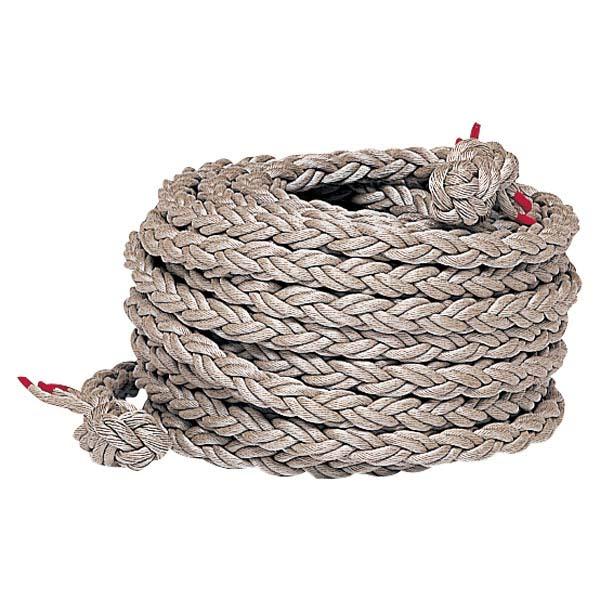 中・高校用の綱引ロープです。ポリプロピレンクロスロープは軽量かつ耐久性にすぐれ、８本クロスより仕上げでよじれにくいロープです。[商品詳細]●直径：３８ｍｍ●素材：ポリプロピレンクロスロープ●重量：７１０ｇ／ｍ●中・高校用※必要なメートル分を...