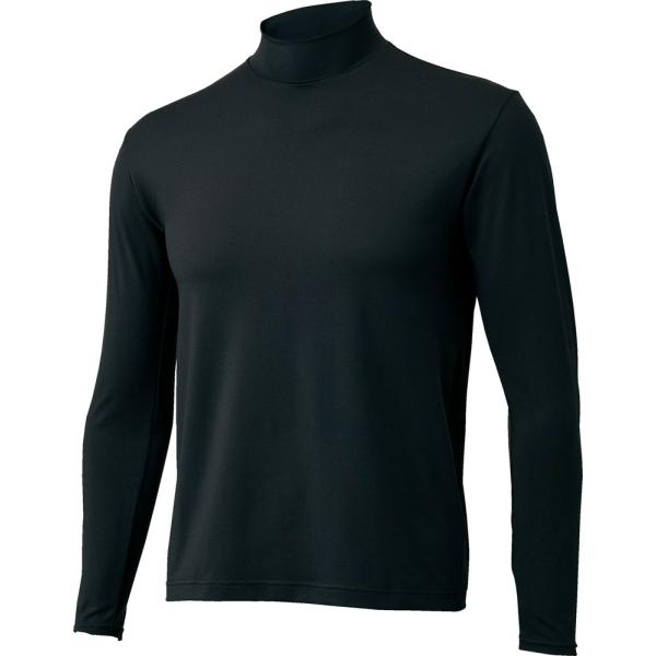 【送料無料】ゼット アンダーシャツ ハイネック 長袖 ライトフィットアンダーシャツ ブラック ZETT BO8920 1900