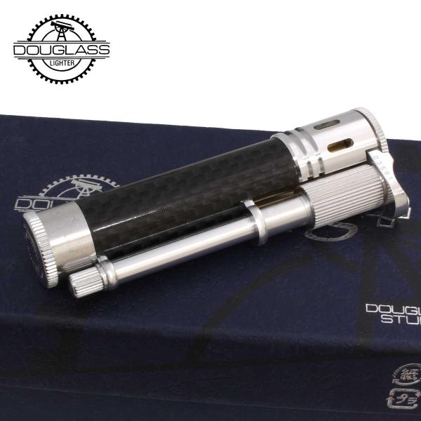 DOUGLASS ダグラス フィールド S Plus フリントオイルライター カーボン黒 YMEX