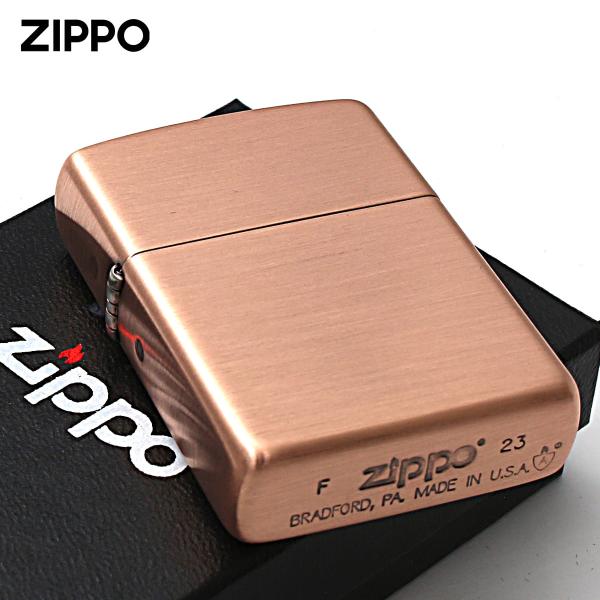 Zippo ジッポライター アーマー カッパー 無地 162 ARMOR 銅 あかがね 162-3 メール便専用商品