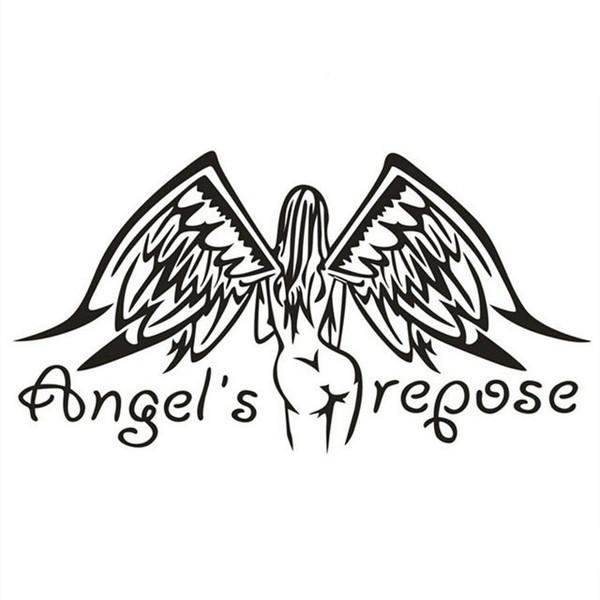 車 ステッカー 天使ステッカー 2枚セット デカール シール 車ステッカー 反射シート アメリカン カーアクセサリー 可愛い 面白い 015 Xsj Angel01 Inotenka 通販 Yahoo ショッピング