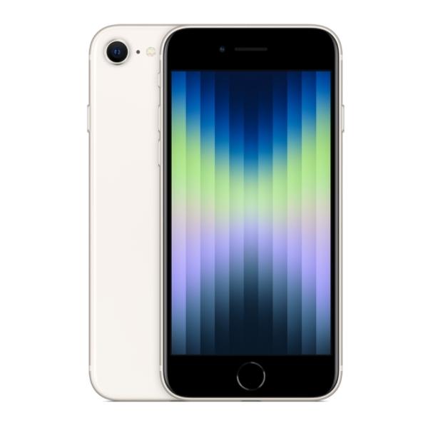 【ともや】 iPhone SE 第3世代 スターライト 64GB akimoba_ipse3-64-wh-mikaihu
