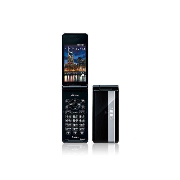 P-01J docomo ガラケー ブラック 美品 Panasonic P-01J P-smart ケータイ docomo ブラック [Black