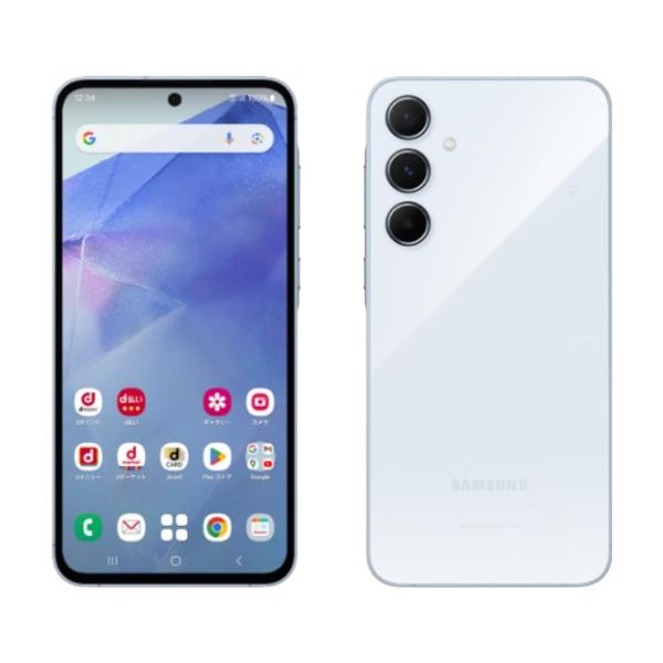 SIMフリー Galaxy A55 5G  SC-53E オーサムアイスブルー [Awesome IceBlue] 未開封品 docomo Samsung 白ロム スマートフォン