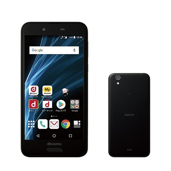 SIMFREE SH-01K AQUOS sense 黒 [Velvet Black] docomo 新品 未使用 白ロム スマートフォン