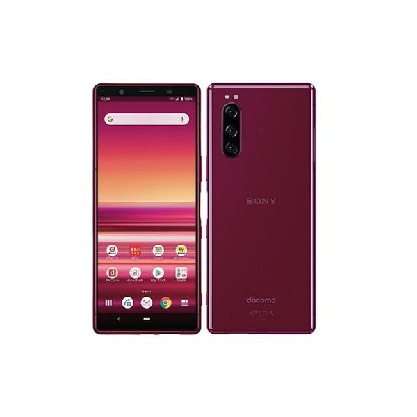 SONY - 超美品 SOV41 レッド スマホ 白ロム M444 Xperia SIMフリー SOV41 5 レッド [Red] SONY 未使用 白ロム