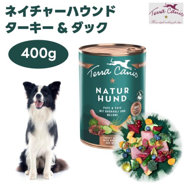 ネイチャーハウンド ドッグフード ウェットフード ターキー&ダック ブロッコリー&メロン