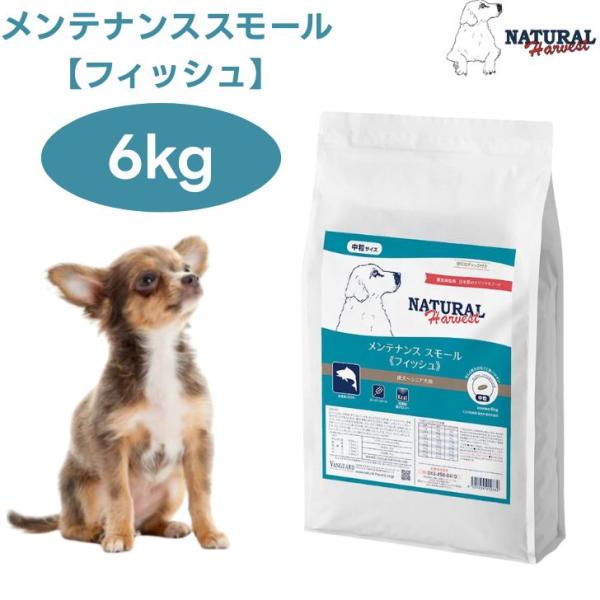 ナチュラルハーベスト メンテナンススモール フィッシュ 6kg 中粒
