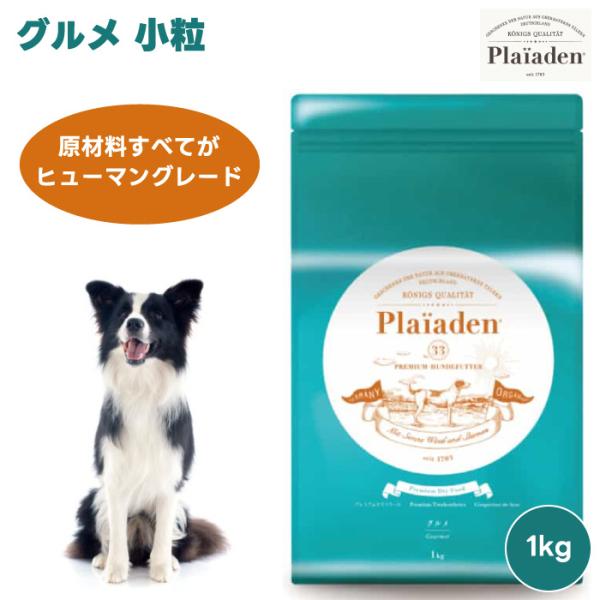 プレイアーデン グルメ 1kg オールステージ 全犬種用 子犬用 成犬用 高齢犬用 ドッグフード ドライフード 総合栄養食 正規品 Plaiaden メモリー