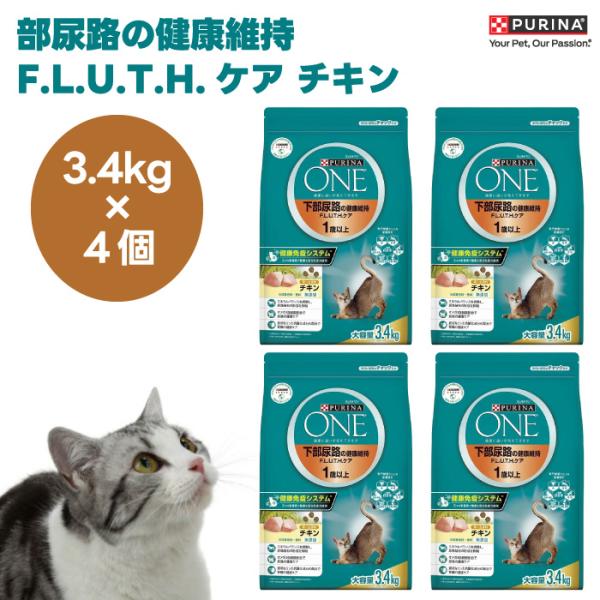 PURINA ONE☆ピュリナワン　下部尿路☆成猫用/大容量3.4kg ピュリナワン 下部尿路 チキン3kg | キャットフード 通販