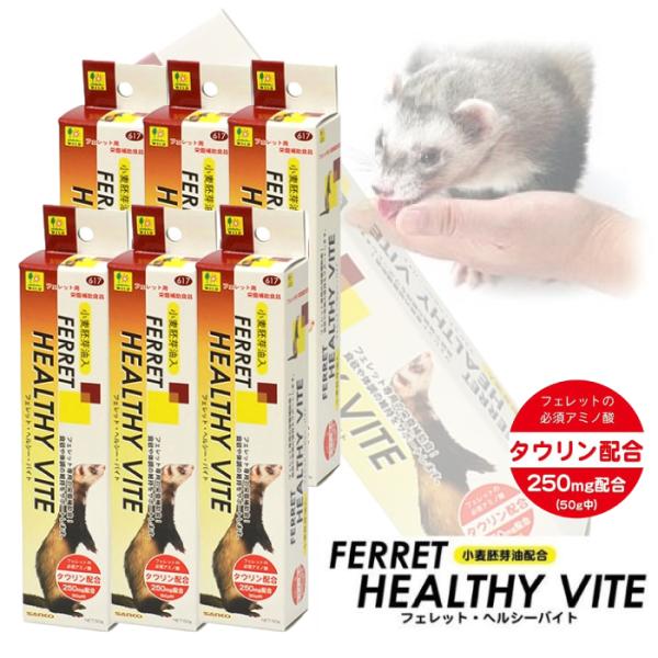 【数量限定SALE】フェレットヘルシーバイト9本　まとめ買い大量セット SANKO サンコー フェレット・ヘルシーバイト 50gx6個 フェレット 専用