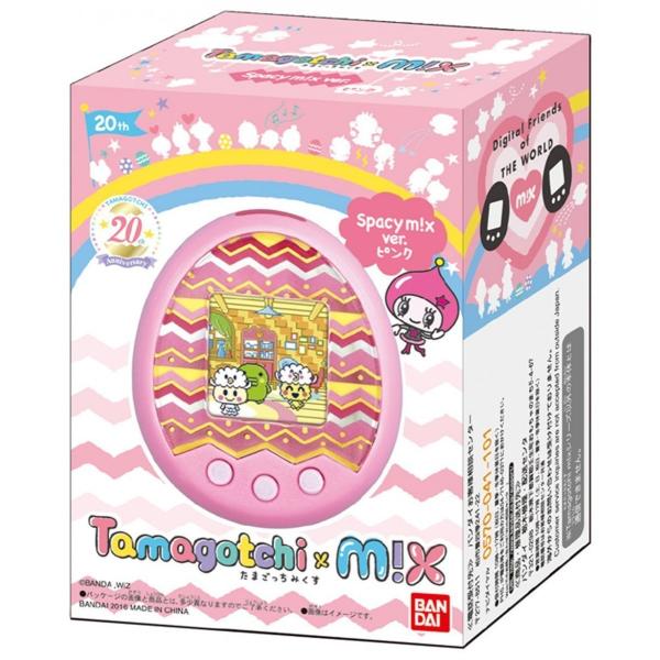 日本製 Tamagotchi m!x たまごっちみくす Spacy m!x ver. ピンク