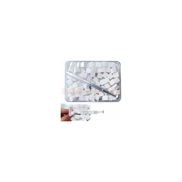 ネイルスポンジ 100個入り1cm 使い捨てスポンジ ネイルアクセサリー ネイルブラシ 赤面 道具 勾配染色 道具 ネイルツール グラデーション オンブル ぼかし