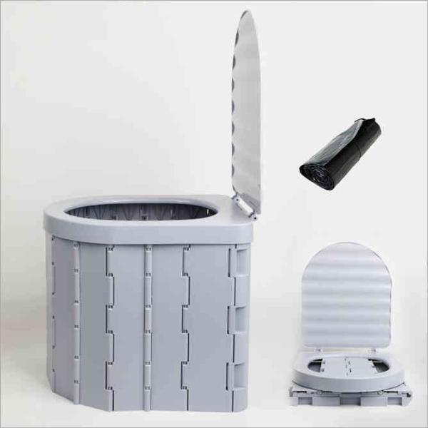 ポータブルトイレ 折り畳み 排泄処理袋 簡易 携帯 防災 非常用 折りたたみ 簡易トイレセット 防災グッズ 持ち運び 渋滞 緊急 介護 キャンプ アウトドア 車載